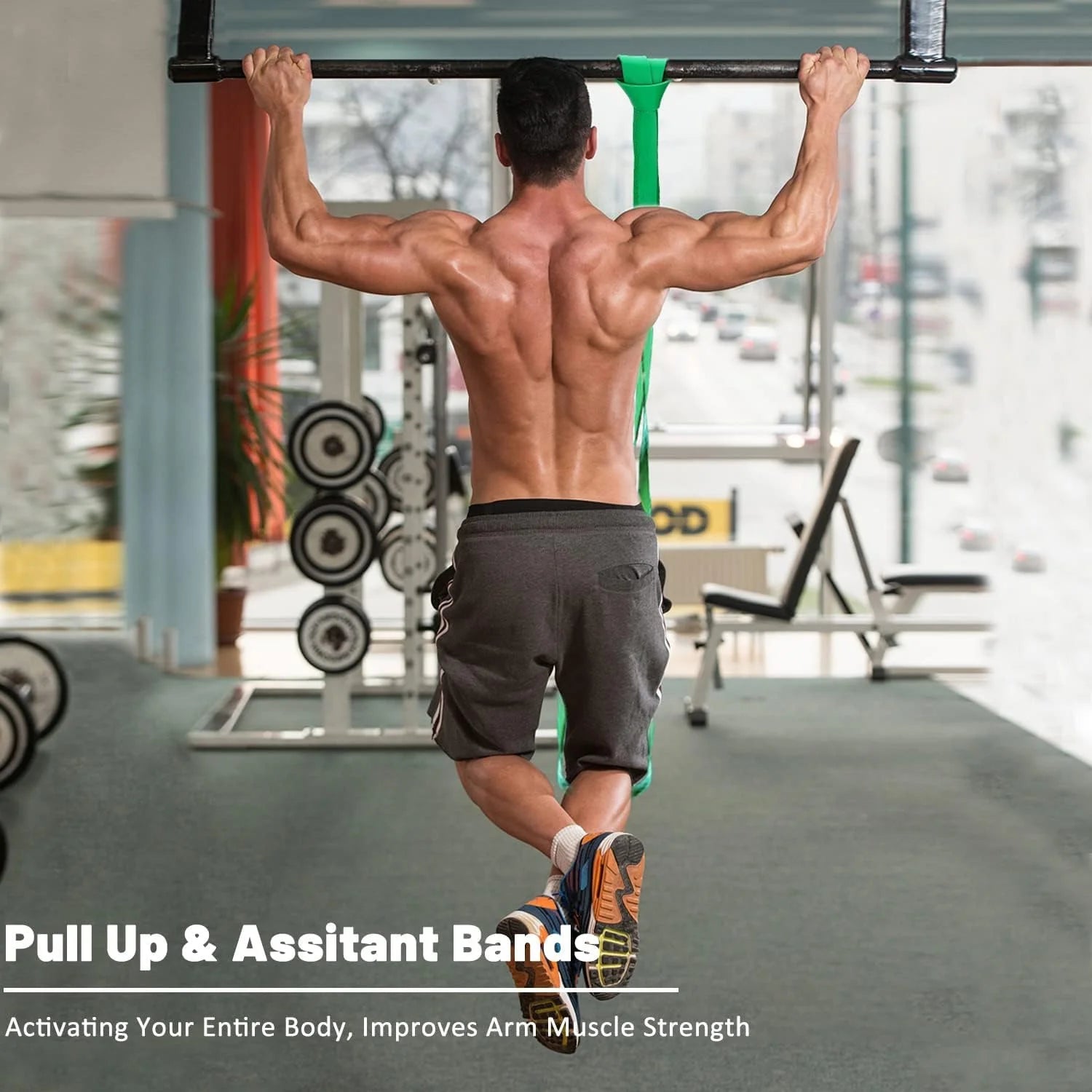 5 Packs Resistance Bands, Pull up Assist Bands - Workout Bands, Exercise Bands, Long Resistance Bands Set for Working Out, Fitness, Training, Physical Therapy for Men Women
